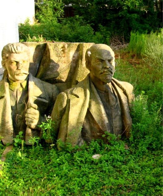 Stalin and Lenin in Czech Republic