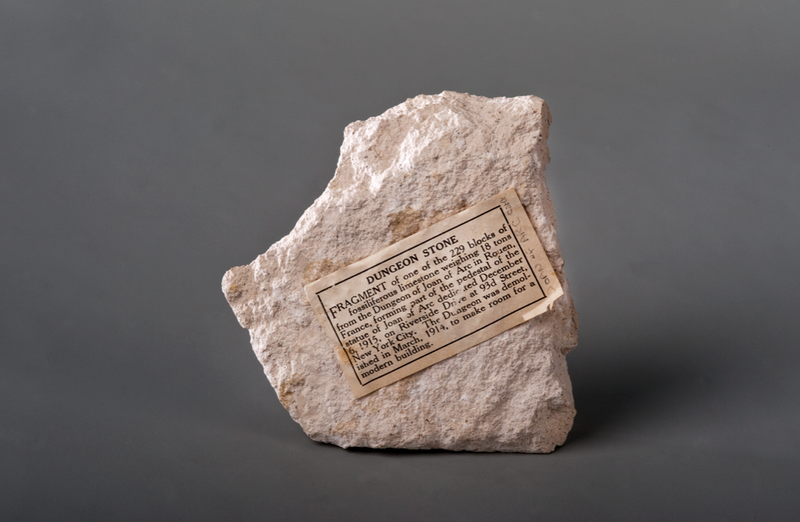 Stone from the dungeon of Joan of Arc