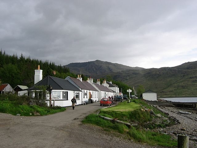 The street past the Old Forge