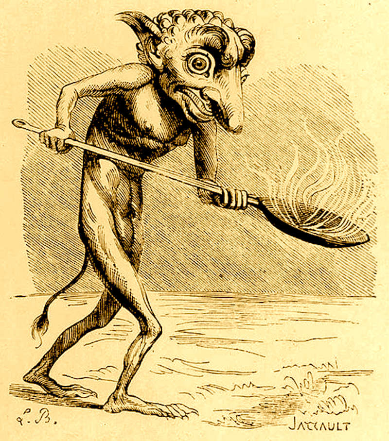 Ukobach, a minor oil demon.