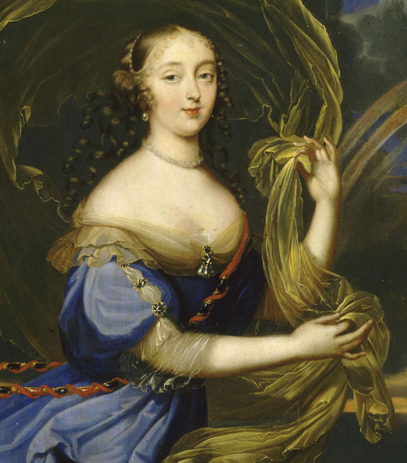 Françoise Athénaïs de Rochechouart de Mortemart, Marquise of Montespan, is often described as Louis XIV's favorite mistress of all. She was implicated in the Affair of the Poisons. 