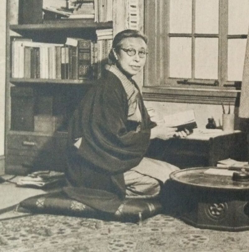 Raichō Hiratsuka in 1949.