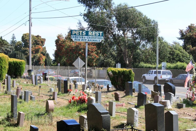 Pet’s Rest cemetery in Colma, California. 