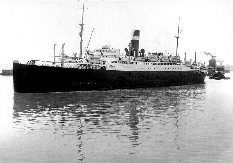 The SS Athenia in 1933.