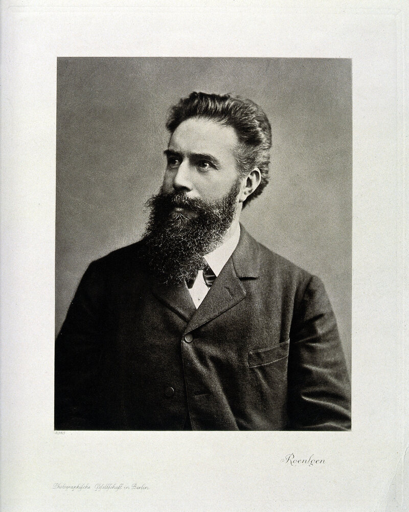 An undated photogravure of Wilhelm Conrad Roentgen.