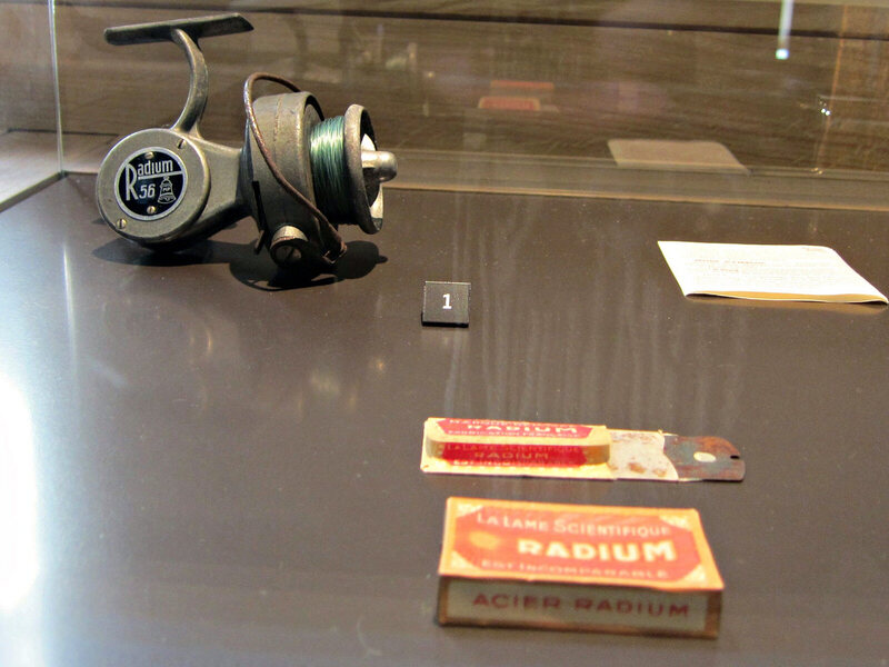 Radium products at the Musee Curie in Paris