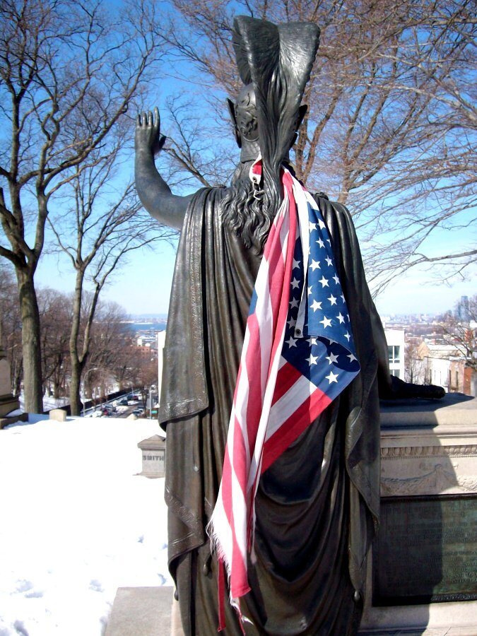 Minerva at Green-Wood Cemetery in Brooklyn