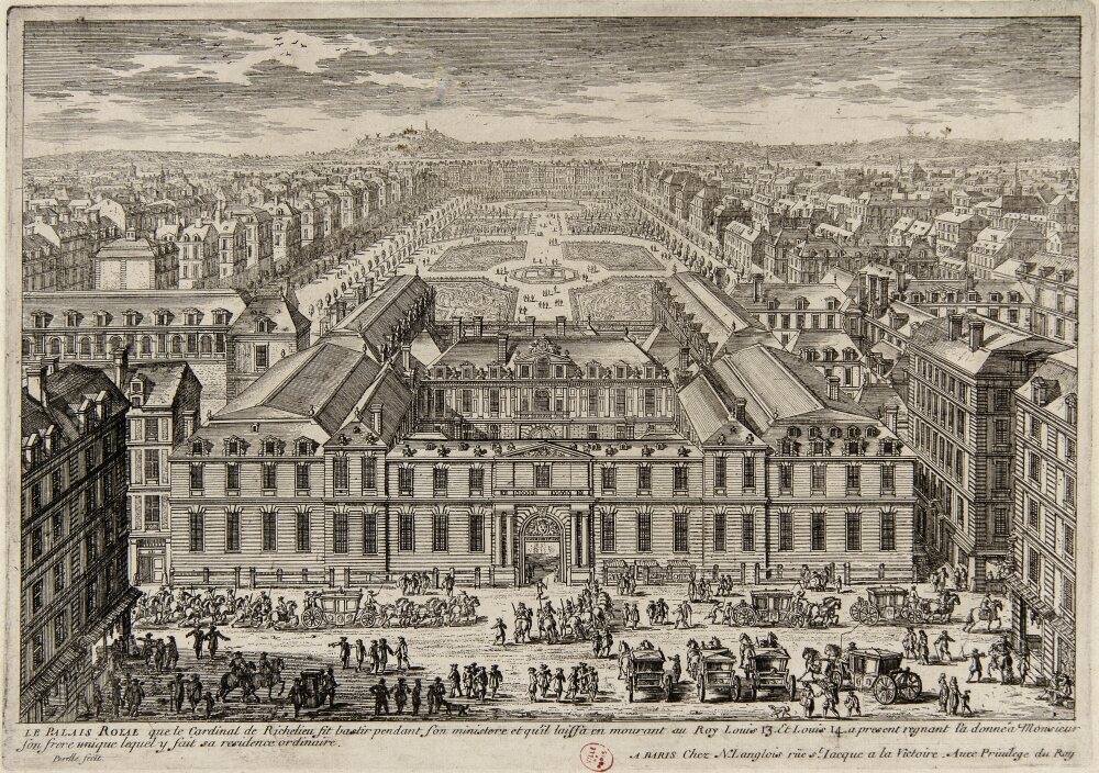 Paris, depicted here in 1679, was undergoing a period of modernization under La Reynie, which included public hygiene and the installation of street lights.
