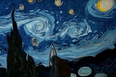 Watch an Artist Recreate Impressionist Masterpieces in Water