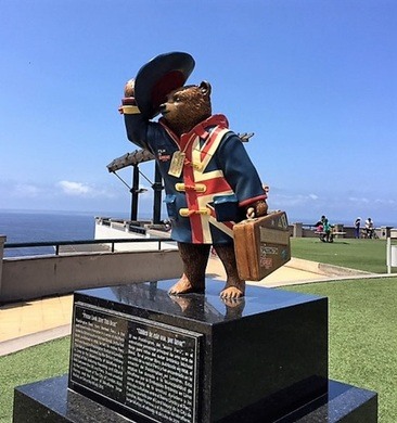 Image result for paddington bear statue in peru