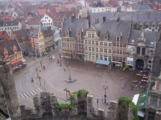 What happens when a baby is born in Ghent, Belgium?