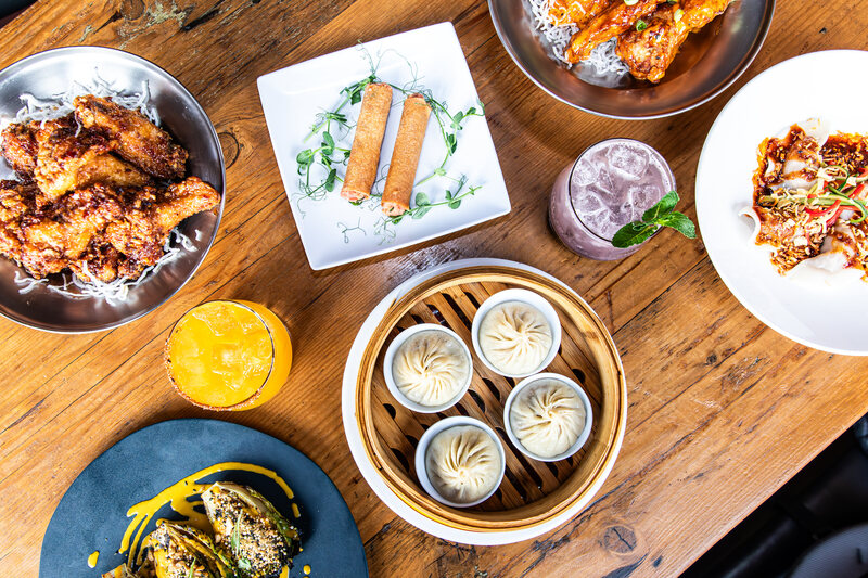 This ping pong-obsessed Asian eatery flaunts both traditional dishes and reimagined classics. 