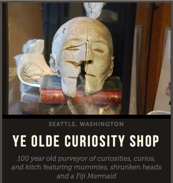 Ye Olde Curiosity Shop - Atlas Obscura