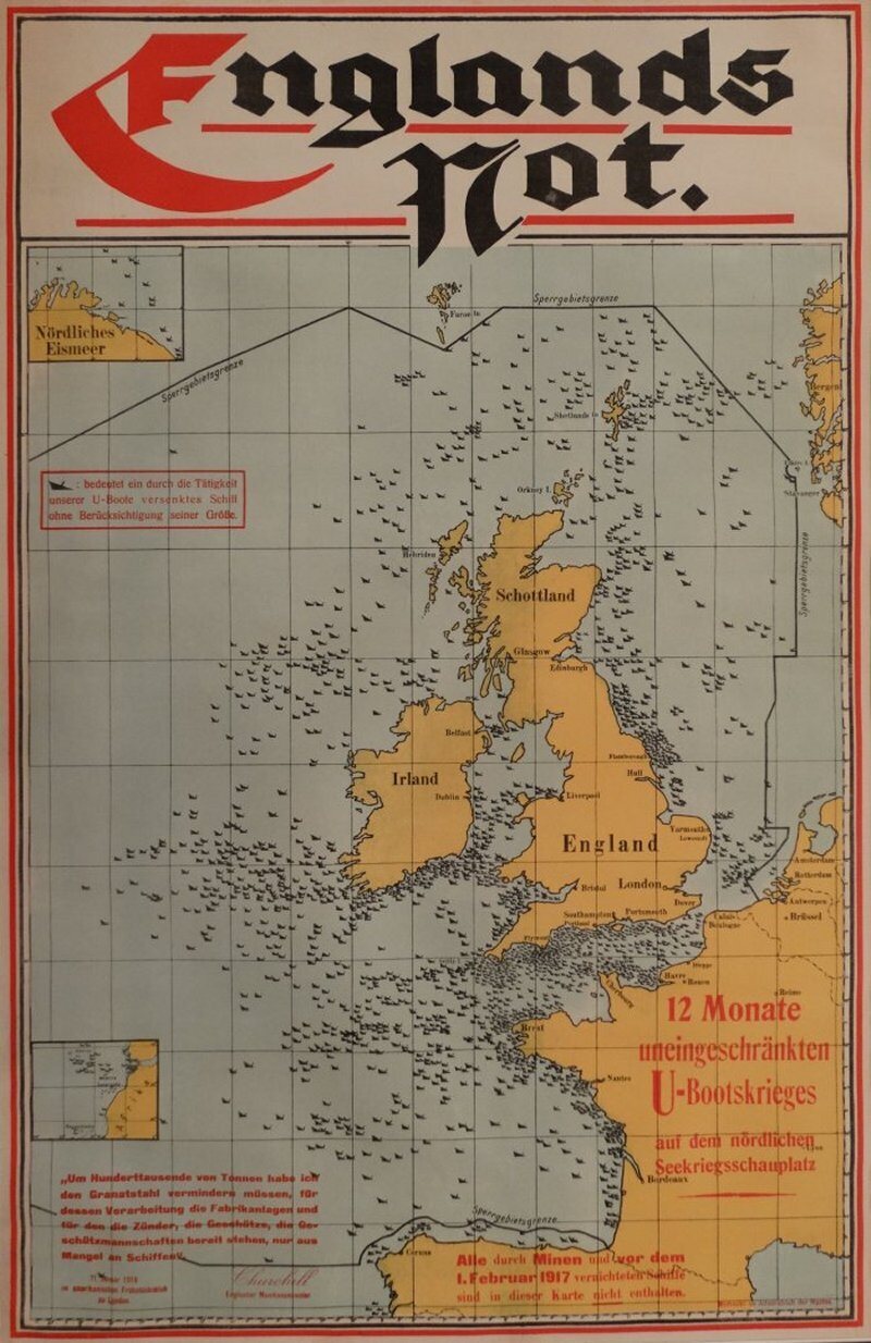 U-Boats and Octopuses Collide in These WWI Propaganda Maps ...