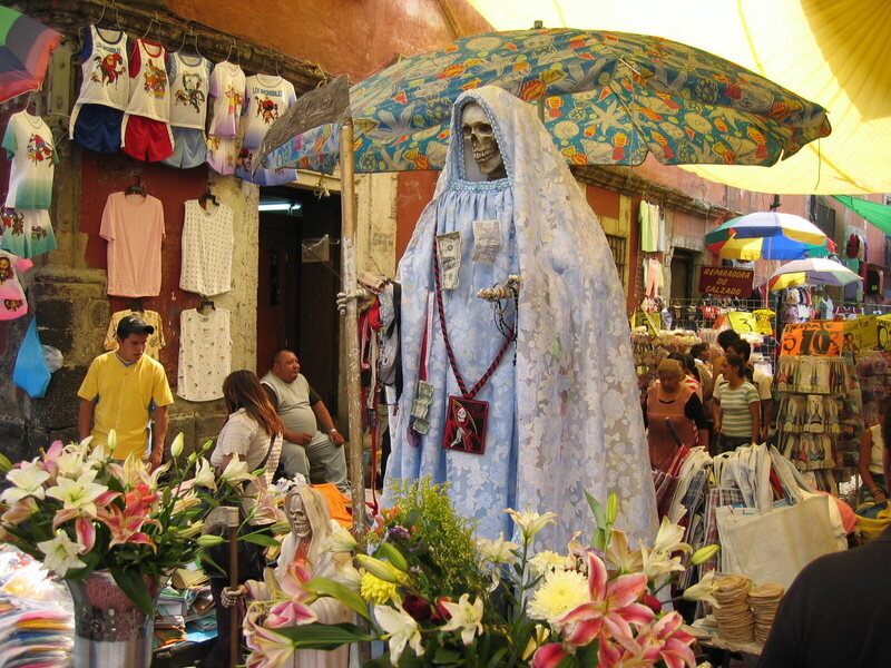 La Santa Muerte, the Skeleton Saint