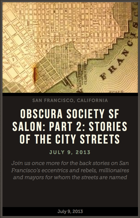 Obscura Society Salon: City Streets Part 2