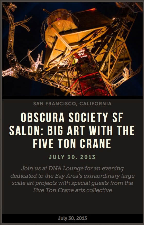 Obscura Society Salon: Big Art