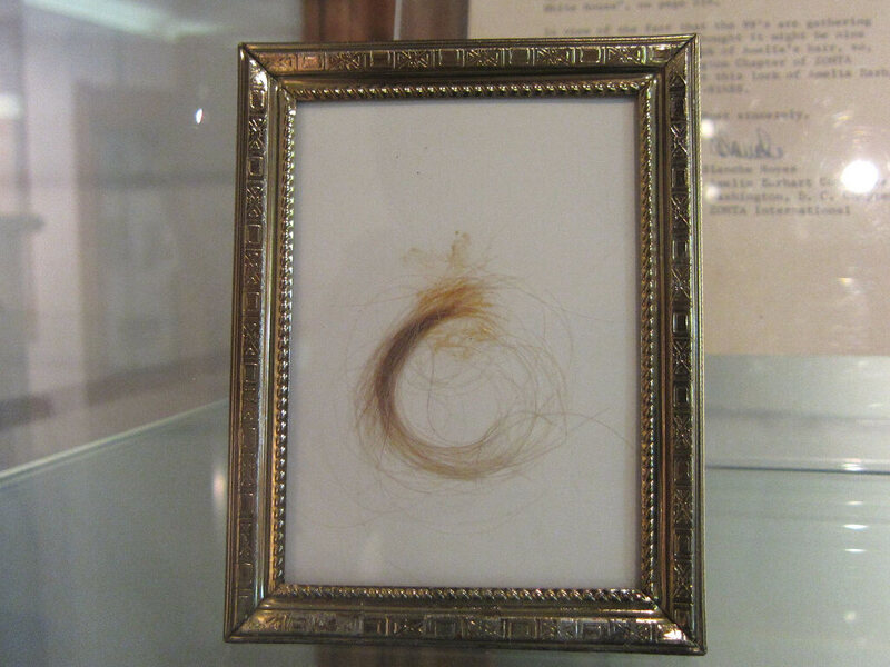 Lock of Amelia Earhart's hair