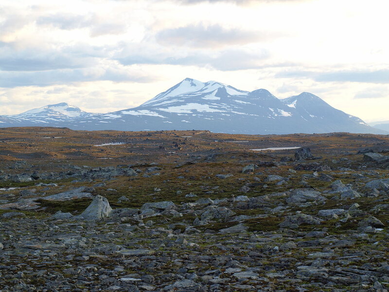 The Kjolen Mountains, site of Bågenholm's near-deadly plunge.