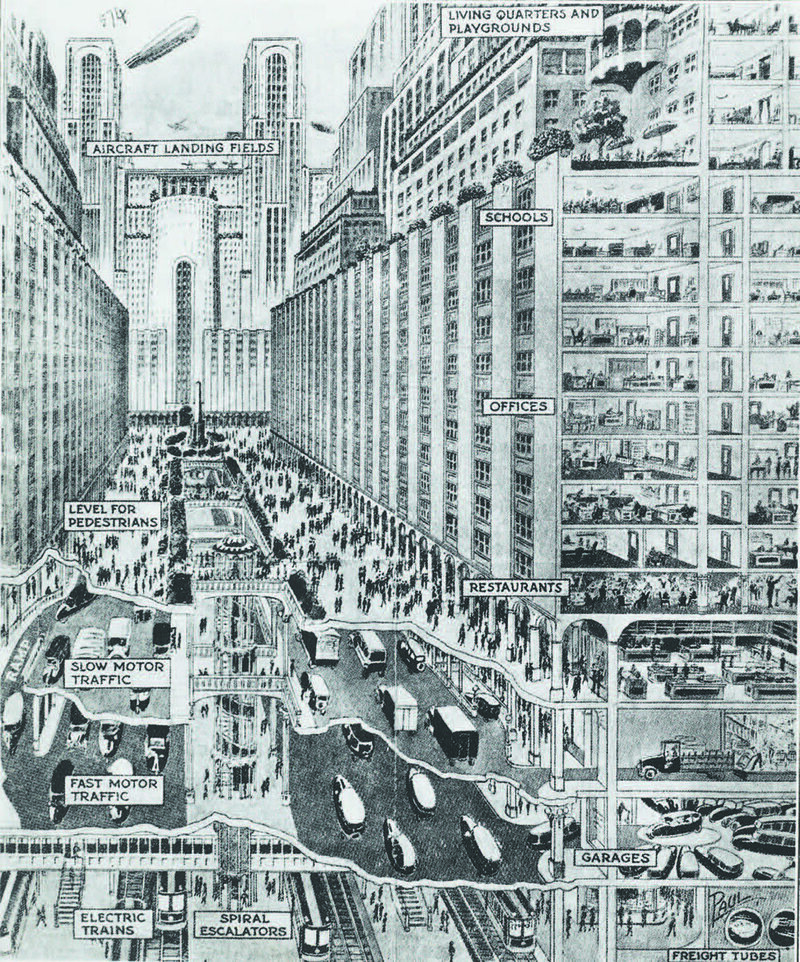 Imagining the future: "How you may live and travel in the New York of 1950". 