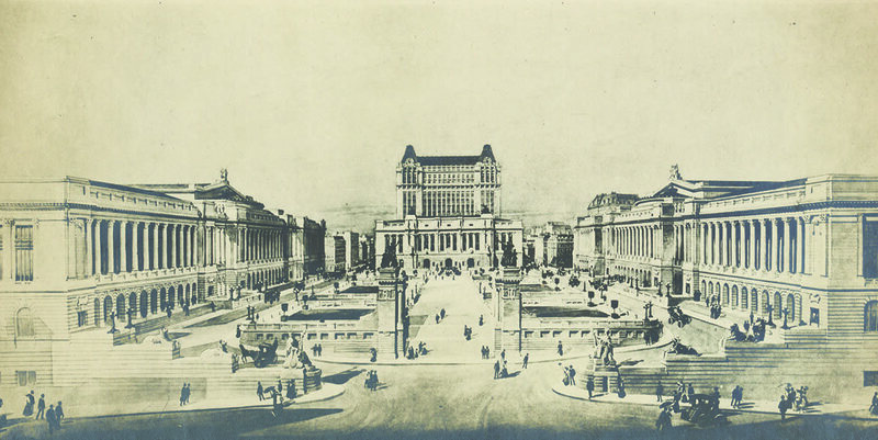 The "Grand Court" of architecture firm Reed and Stem's 1903 design for Grand Central Station.