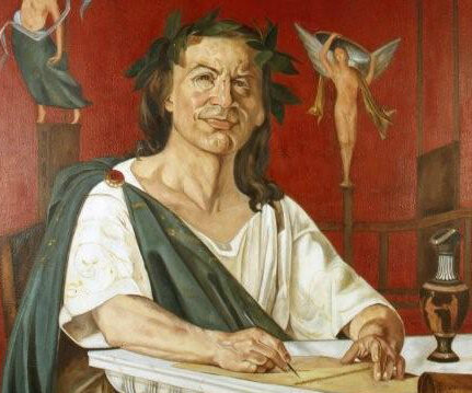 The Roman poet Horace as portrayed by Giacomo Di Chirico in the 19th century.