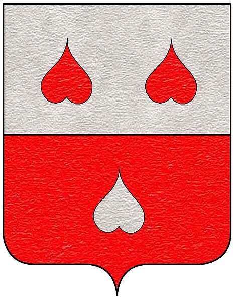 Coat of Arms in Heart Image of I Love Lower Saxony in Coat of Arms Heart 3dRose Lens Art by Florene T-Shirts