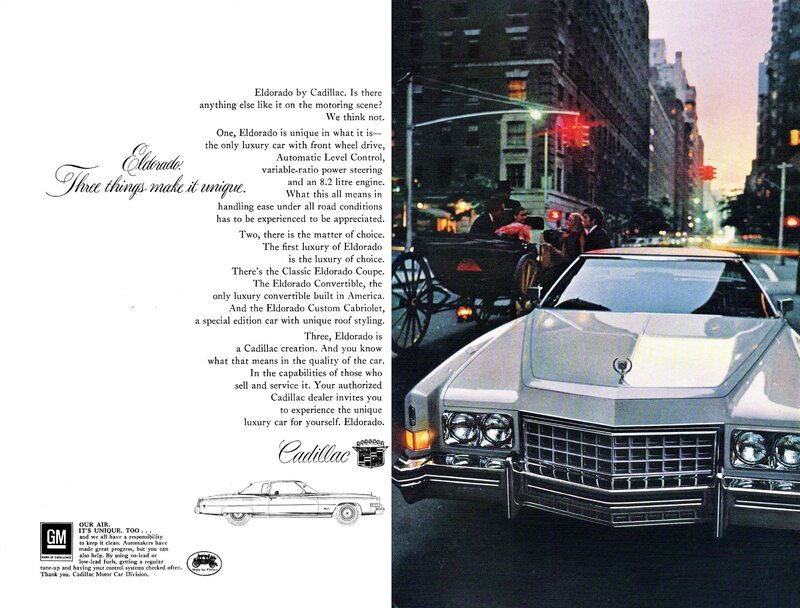 The 1973 Cadillac <em>Eldorado</em>, one of a flurry of Spanish-inspired car names of the 1970s.
