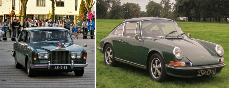 European luxury cars can go both ways: the quiet dignity of the Rolls <em>Silver Shadow</em>, or the classic call of the open road with the Porsche 911.