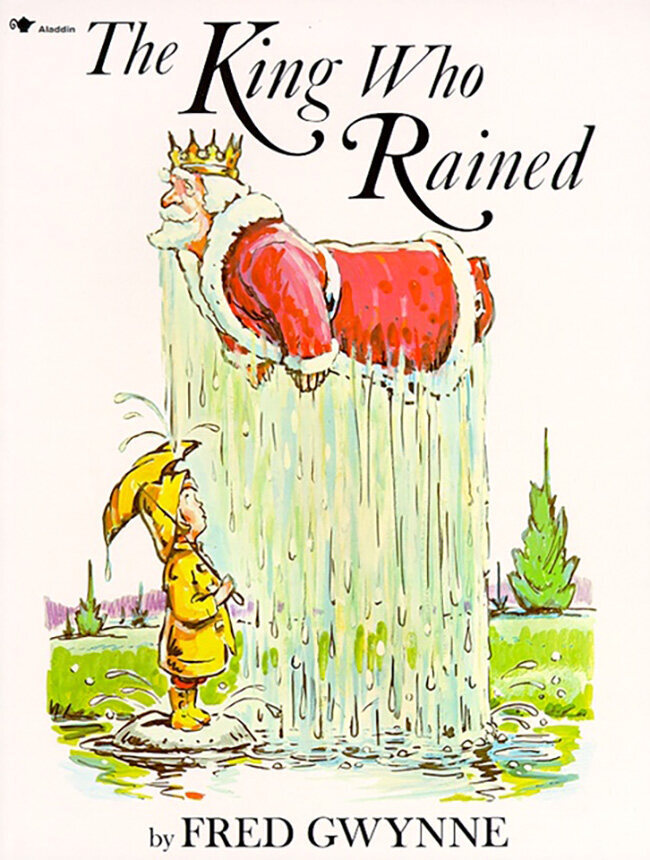 The cover for <em>The King Who Rained</em> (1970). 