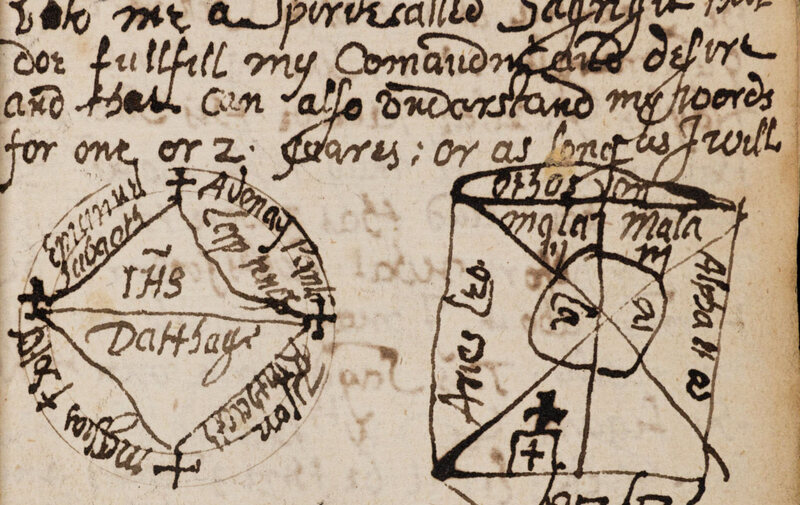 A detail from <em>The Book of Magical Charms</em>, one of the manuscripts the Newberry Library is seeking to transcribe.