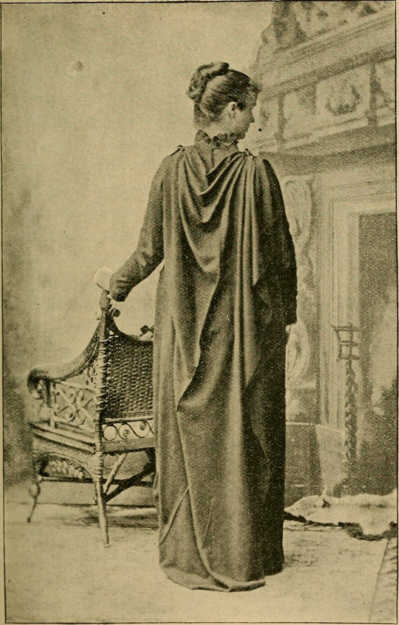 A later example of rational dress, from 1893, which claimed to liberate the internal organs and to abide by "the laws of health, art, and morals".