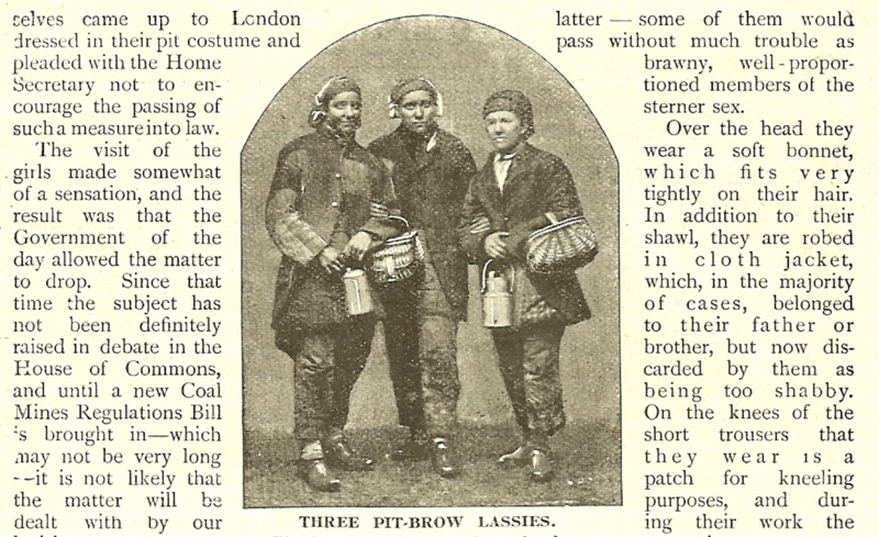 The <em>Penny Pictorial Magazine</em> was one of a few publications to run features on these 'lasses'.