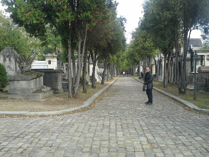 Jacques Sirgent in Père Lachaise Cemetery