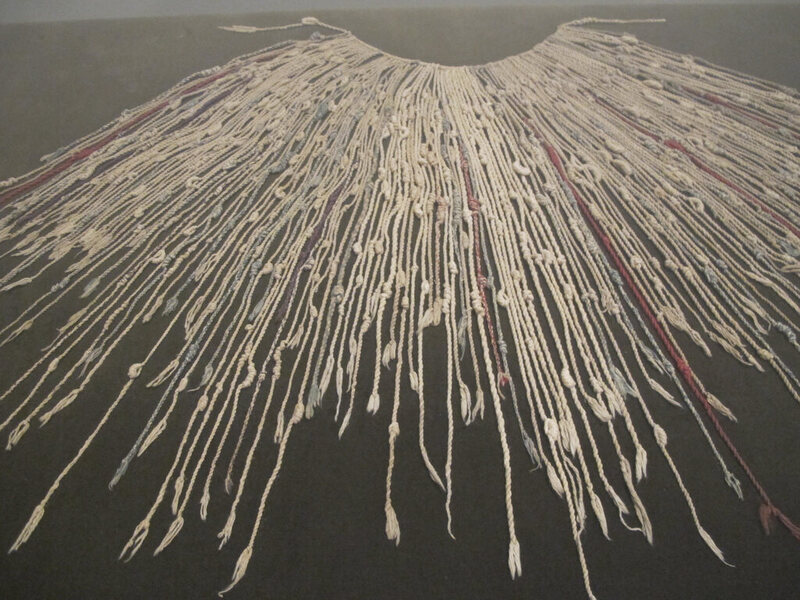 A khipu on display at Los Angeles County Museum of Art.