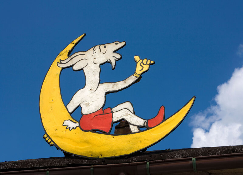 In Pacanów, Koziołek Matołek is everywhere.