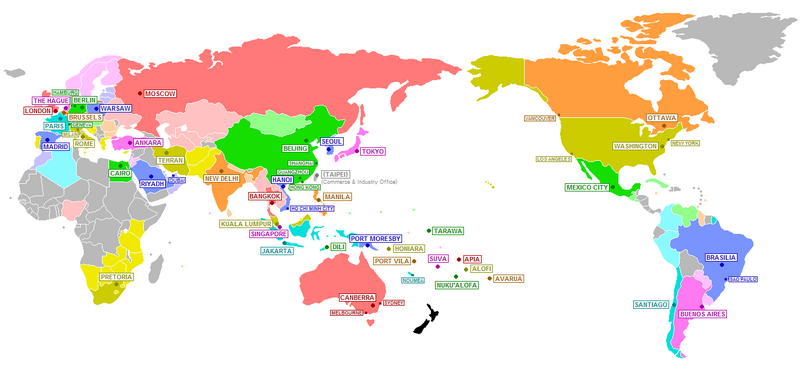 World Map Showing New Zealand Why Is New Zealand So Often Left Off World Maps?   Atlas Obscura