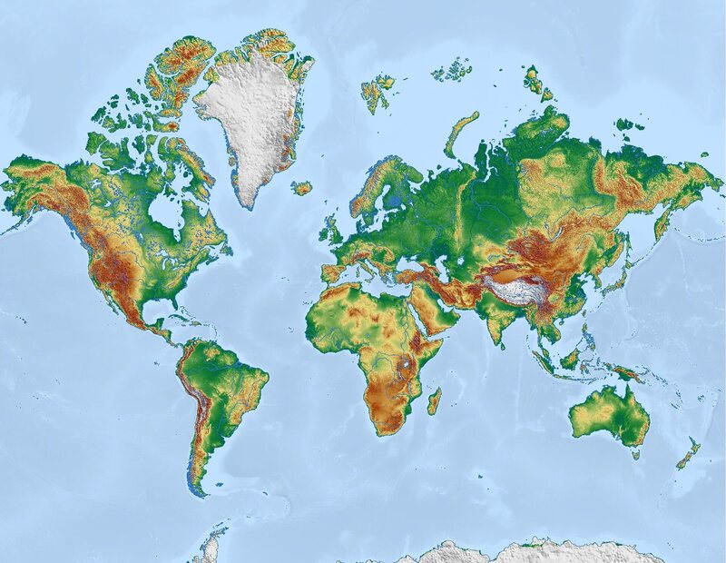 new zealand on a world map Why Is New Zealand So Often Left Off World Maps Atlas Obscura new zealand on a world map