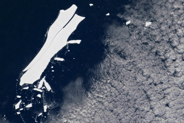 El iceberg más grande en la Antártida llega a su fin