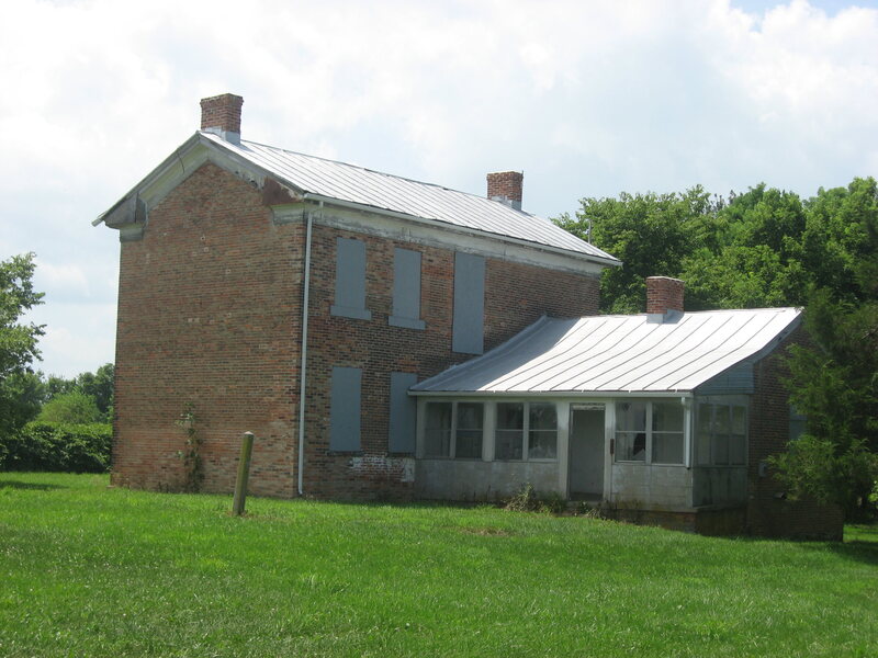 The Clemens farmhouse.