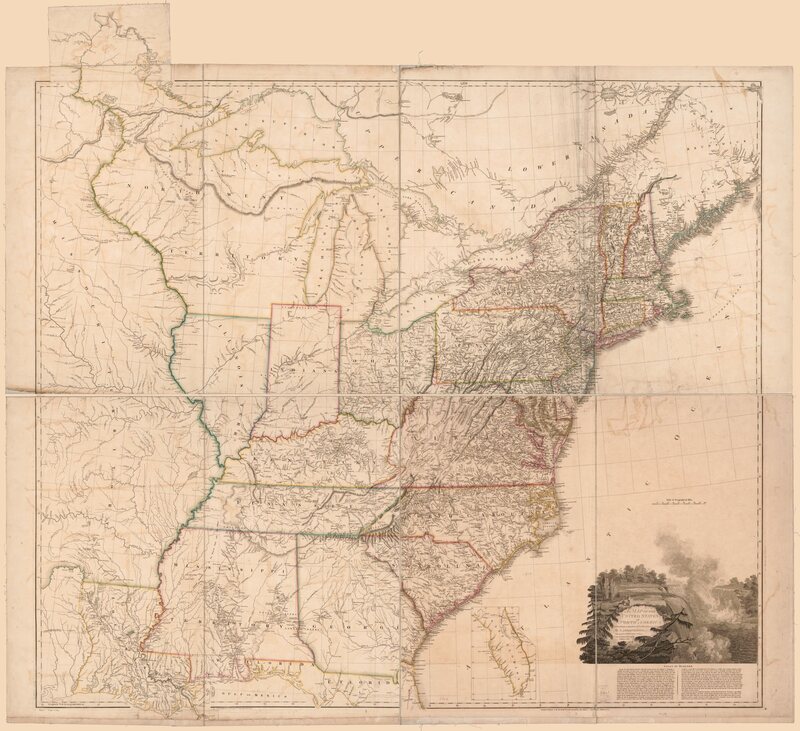 The United States, c. 1820. 