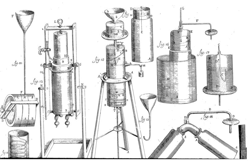 A blueprint for the digester, from 1687.