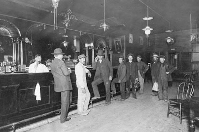 Another bar in Portland, the White Eagle, pictured here around 1910, is also said to be haunted.