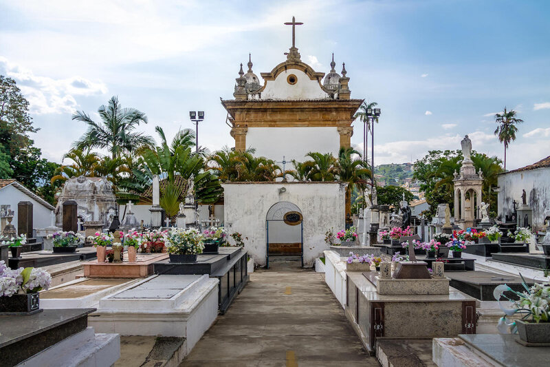 Some cemeteries, such as this one in São João del Rei, Brazil, can pose health risks.