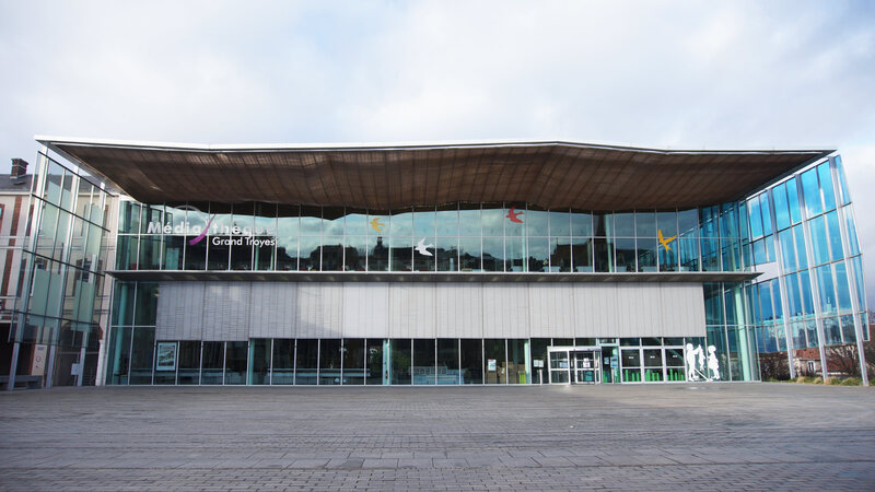 La Médiathèque du Grand Troyes.