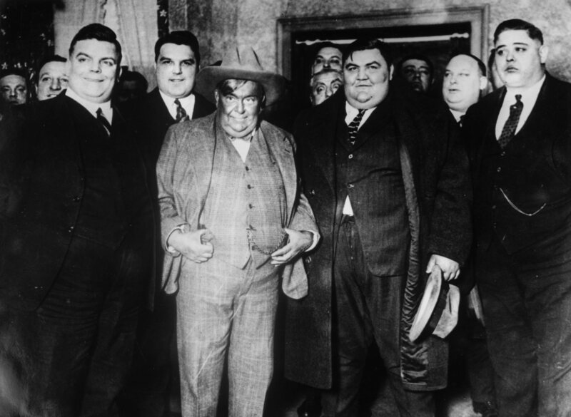 A meeting of the Fat Men's Club in New York.