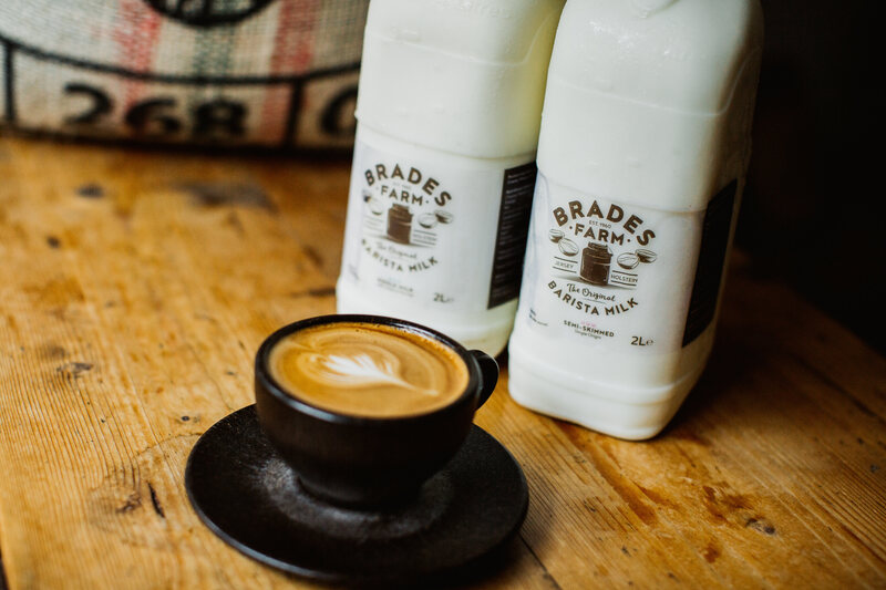 Brades Farm barista milk.