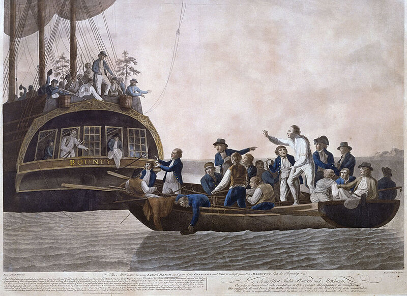 Dampier's legacy sparked the infamous Mutiny on the Bounty.
