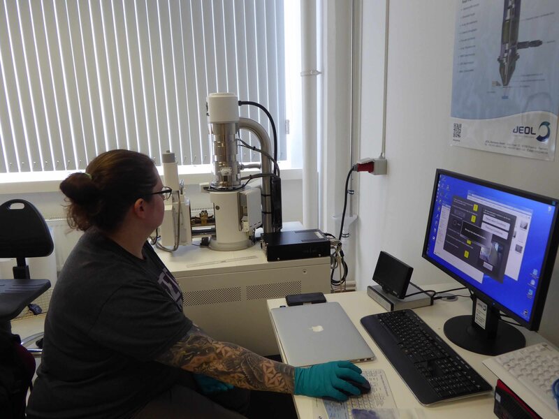 Tromp examines microparticles at the Max Planck Institute for the Science of Human History, where she is an Affiliate of the Department of Archaeology. 
