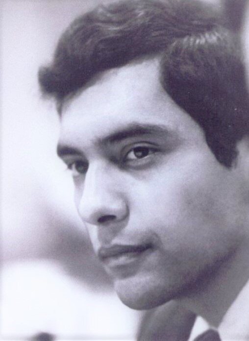 Héctor Calderón at UCLA in 1968. 